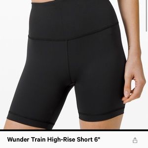 Lululemon wunder train shorts